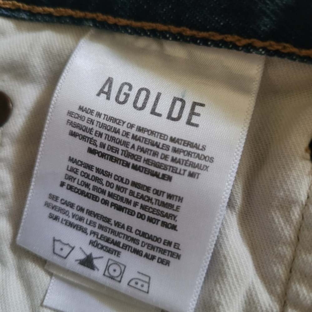 NWT Agolde Relaxed boot cut jeans,mid-rise,in Sphere,29‎ - Picture 13 of 15